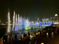 2. Reisetag – Singapur bei Nacht – Lichtshow vor dem Marina Bay Sands