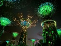 2. Reisetag – Singapur bei Nacht – Gardens by the Bay – Lichtershow