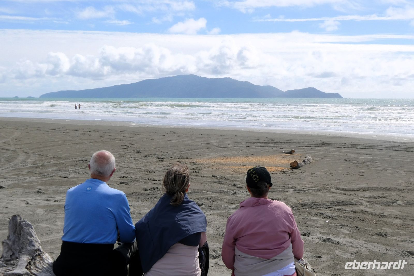 Blick auf die Kaipiti-Insel