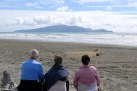 Blick auf die Kaipiti-Insel