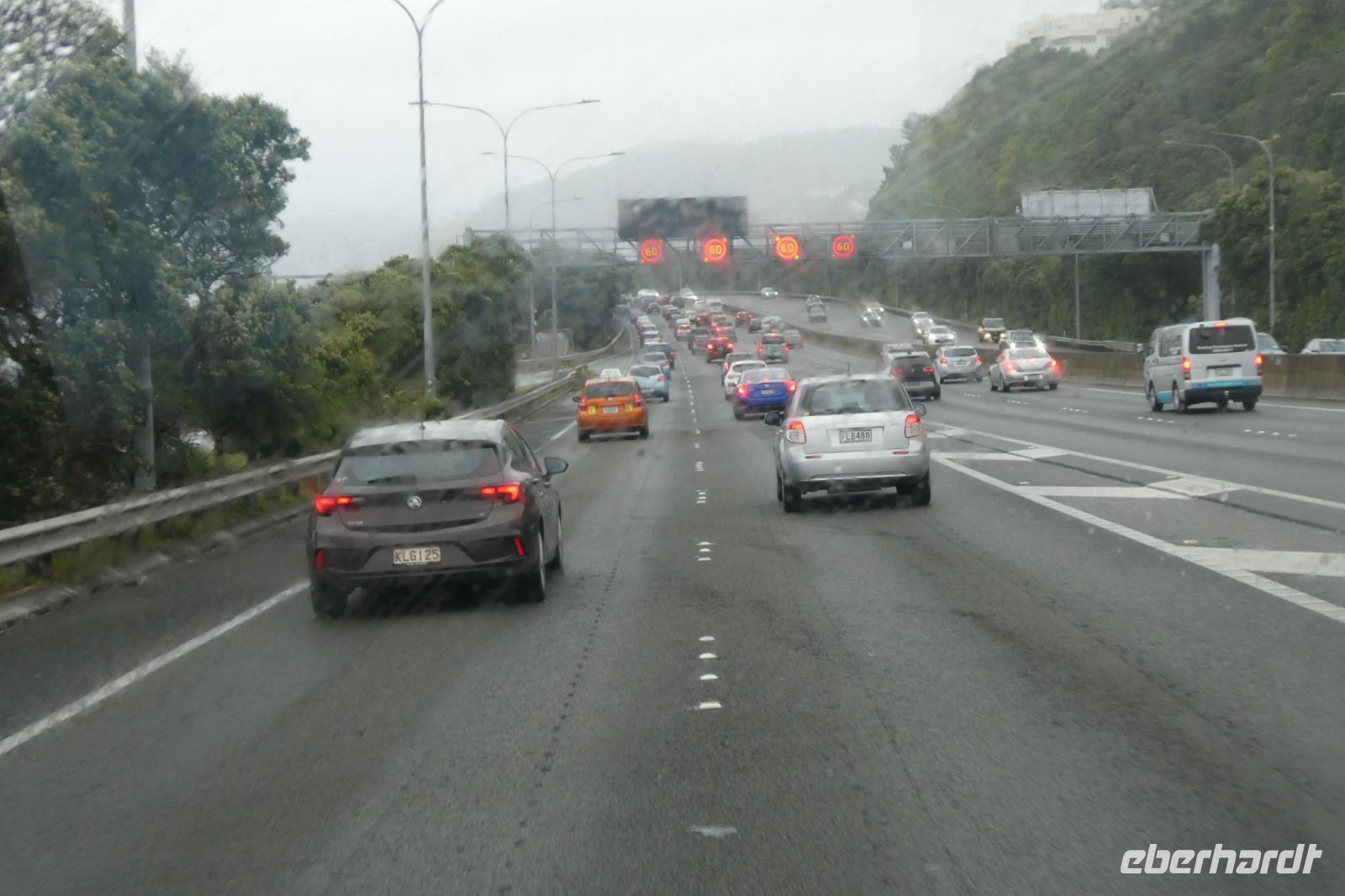 ungemütlicher Empfang in Wellington