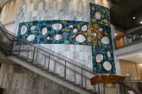 im Foyer des Parlamentsgebäudes