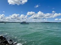 4. Reisetag – Ankunft in Auckland in Neuseeland –  Fotostopp am Hafenbecken