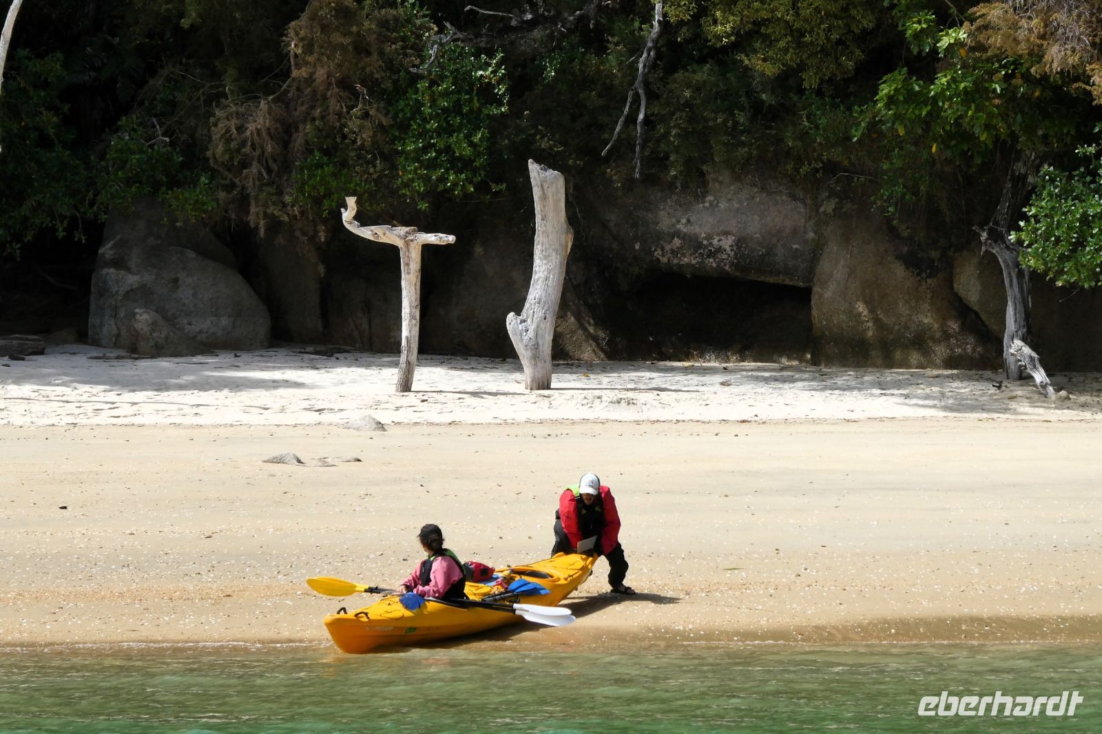 nur mit dem Boot zu erreichen