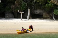 nur mit dem Boot zu erreichen