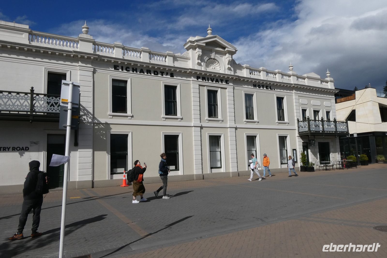 ein altes Hotel in Queenstown