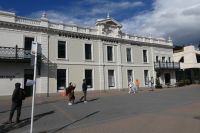ein altes Hotel in Queenstown