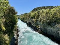 10. Reisetag – Von Rotorua zum Nationalpark – Huka Falls bei Taupo