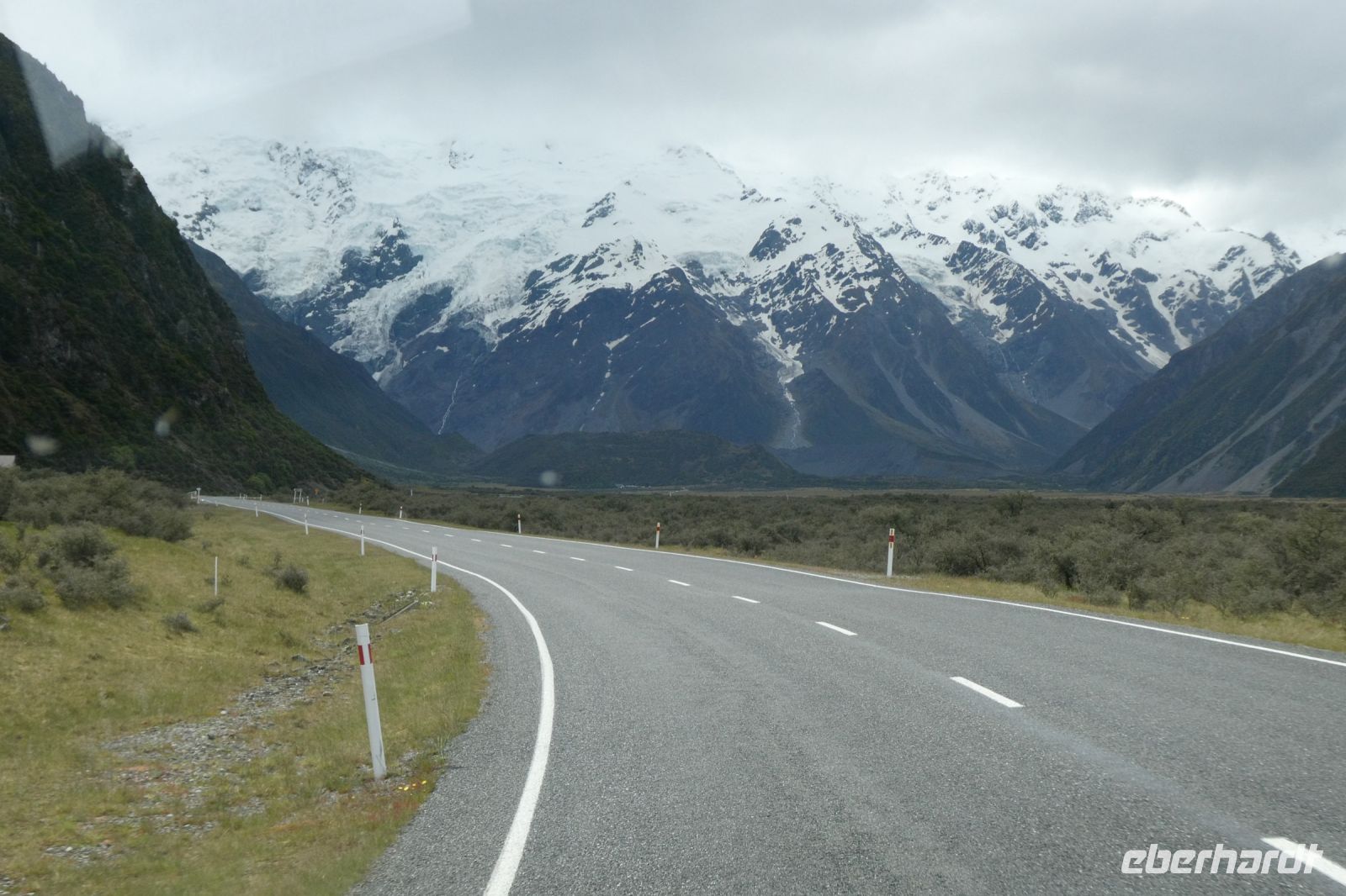 auf dem Weg zum Mount Cook