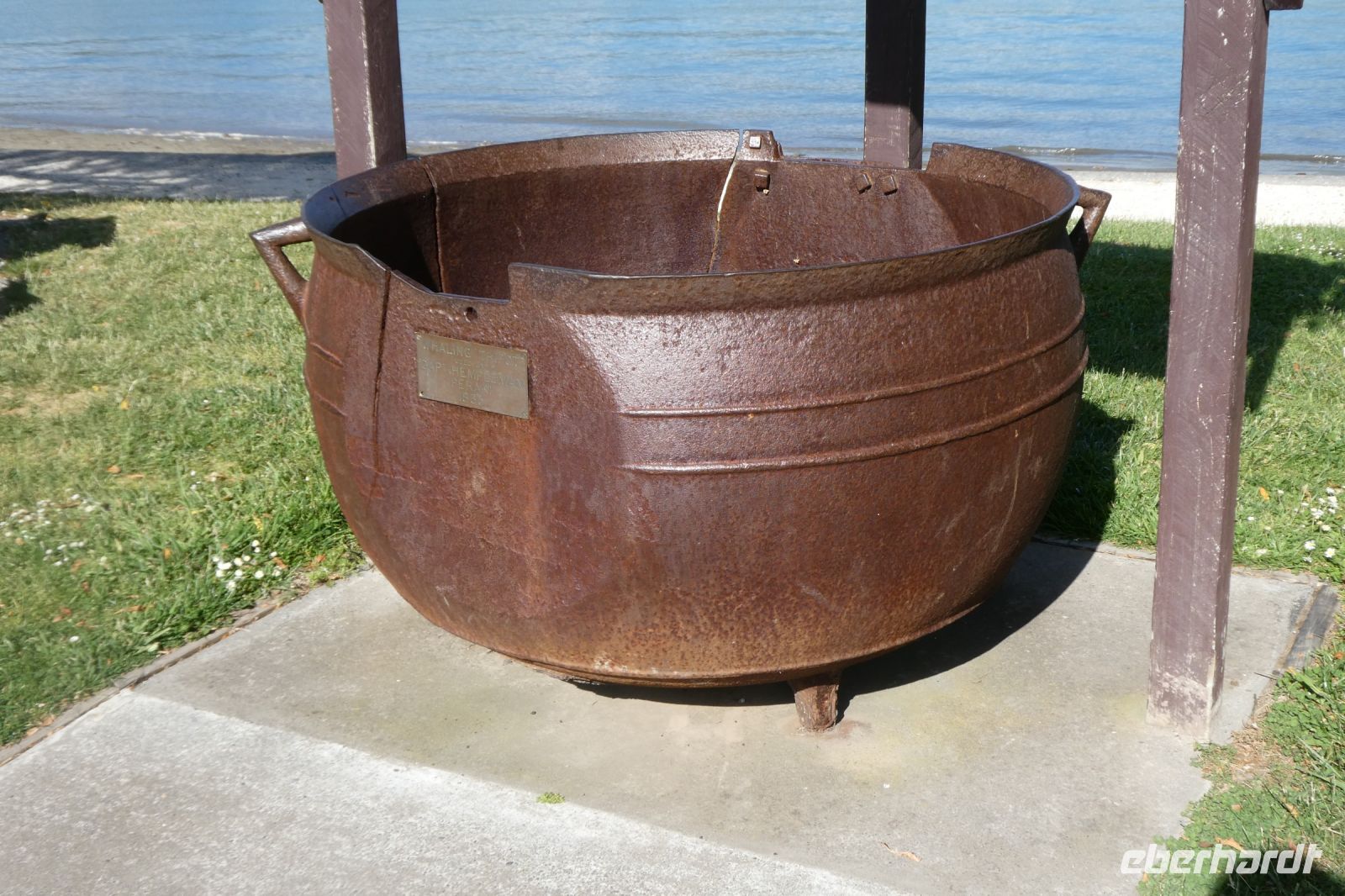 Kessel zum Sieden des Walfetts