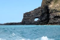 vulkanische Küstenlandschaft