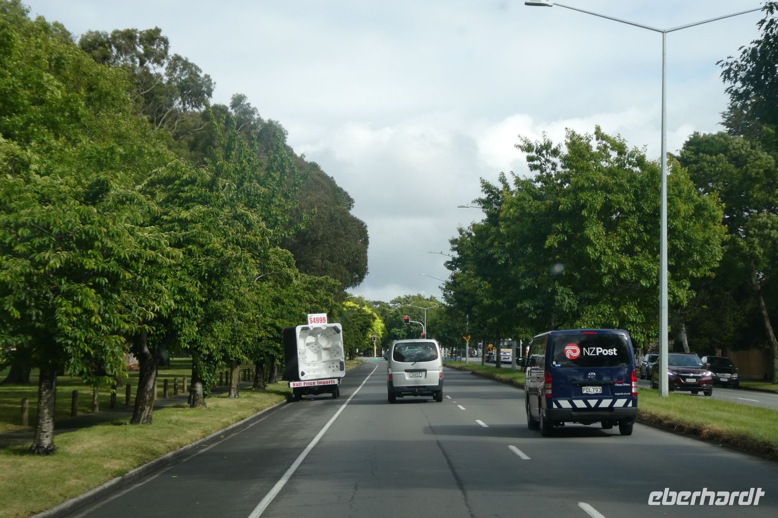 auf dem Weg zum Flughafen