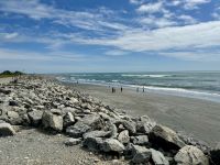 19. Reisetag – Vom Fox-Gletscher nach Greymouth – Aufenthalt in Hokitika – Am Strand von Hokitika