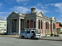 19. Reisetag – Vom Fox-Gletscher nach Greymouth – Aufenthalt in Hokitika – Hokitika Museum (Carnegie-Gebäude)