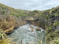 20. Reisetag – Von Greymouth nach Christchurch – Spaziergang zu den Pancake Rocks