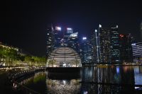 Lichtershow Marina Bay Sands