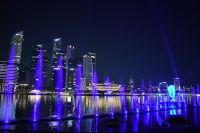 Lichtershow Marina Bay Sands