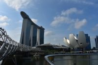 Skyline Singapur bei Tag