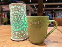 Morgenkaffee am Berliner Flughafen, mit Bahnstreik und Bauerndemonstrationen auf den Straßen ist es ein Abenteuer, heut die Flughäfen zu erreichen. 