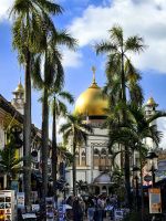 Sultan Moschee im arabischen Viertel von Singapur