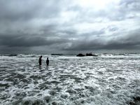 Pazifischer Ozean am Hot Water Beach