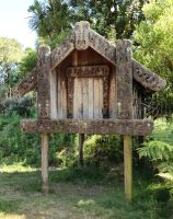 Pataka, Vorratskammer der Maori in Warakei