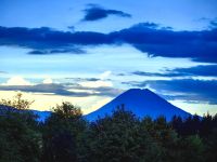 Mount Ngauruhoe am Abend