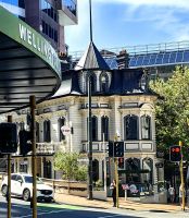 Nur wenige der alten Villen sind im Zentrum Wellingtons verblieben