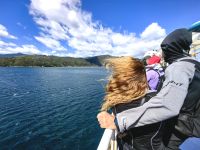 Oberdeck der Fähre, vom Winde verweht :-)