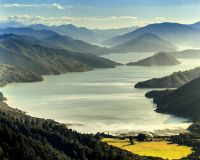 Marlborough Sound, die Passage zwischen Wellington auf der Nordinsel und Picton auf der Südinsel