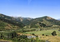 Kaikoura aus der Luft