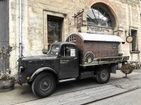 Vintagebild vom Lieferwagen