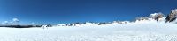 Panoramafoto vom Fox Gletscher
