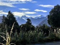 Bergpanorama in Fox, die zwei Riesen sind gut zu sehen