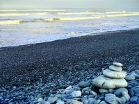 Morgenstimmung an der Tasmanischen See