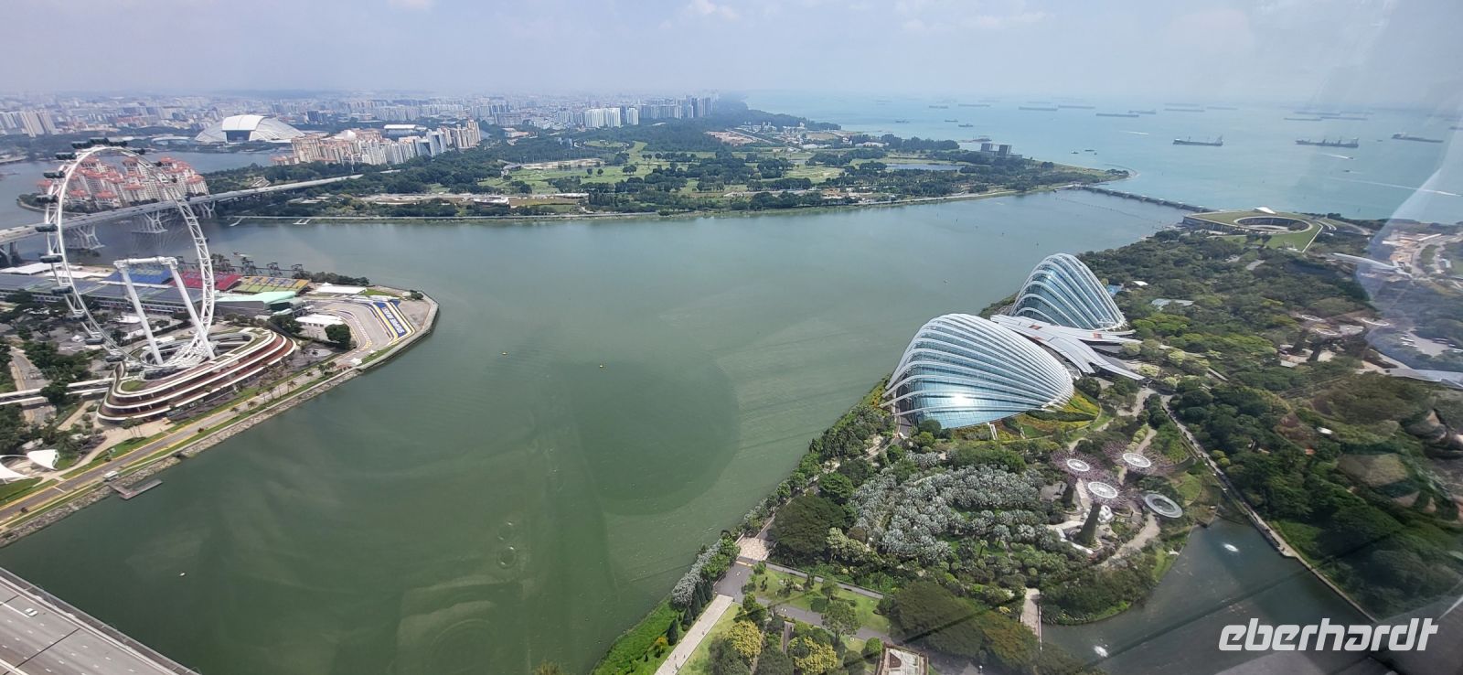 14 Aussicht vom Skypark des Marina Bay Sands Hotel