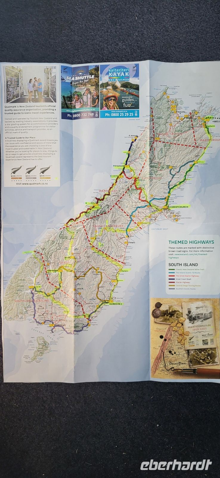 277 Reiseroute Südinsel