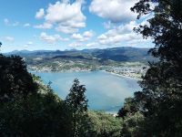 Blick auf Tairua, Neuseeland