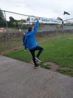 Gummistiefelweitwurf, Taihape, Neuseeland