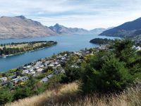 Blick auf Queenstown, Neuseeland
