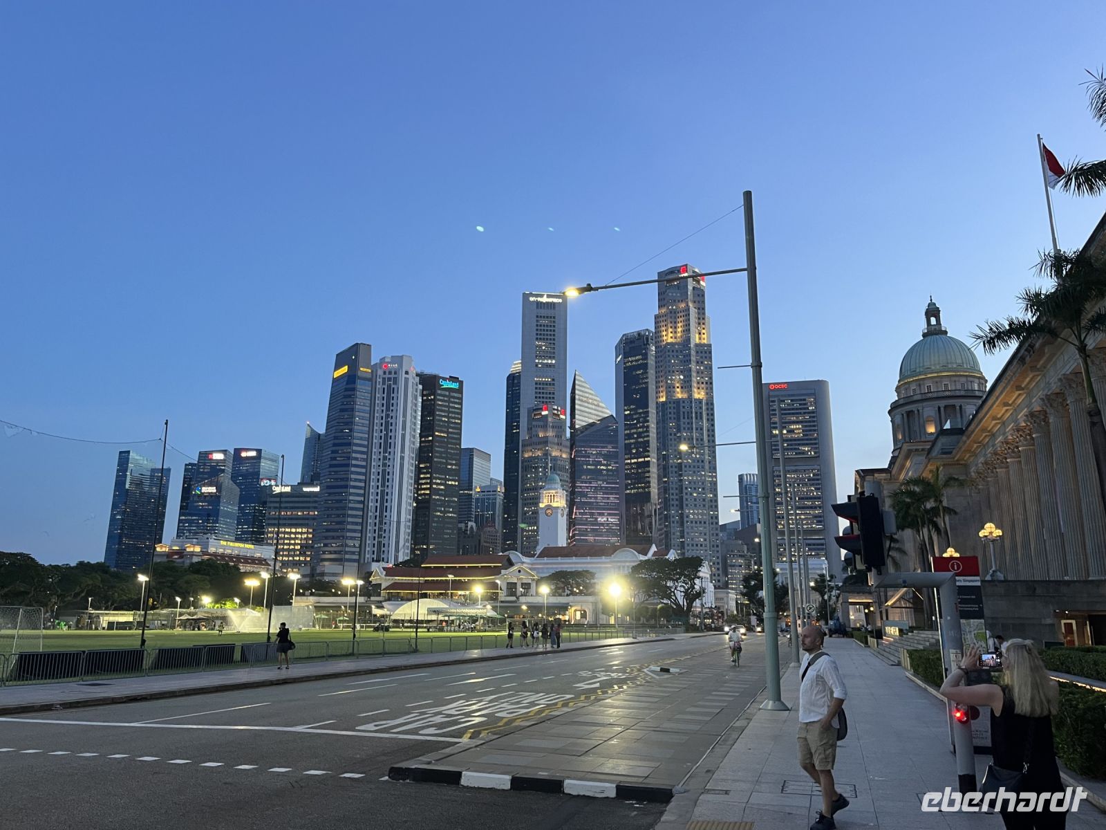 Skyline von Singapur