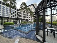 Blick auf das Grand Park City Hall Hotel