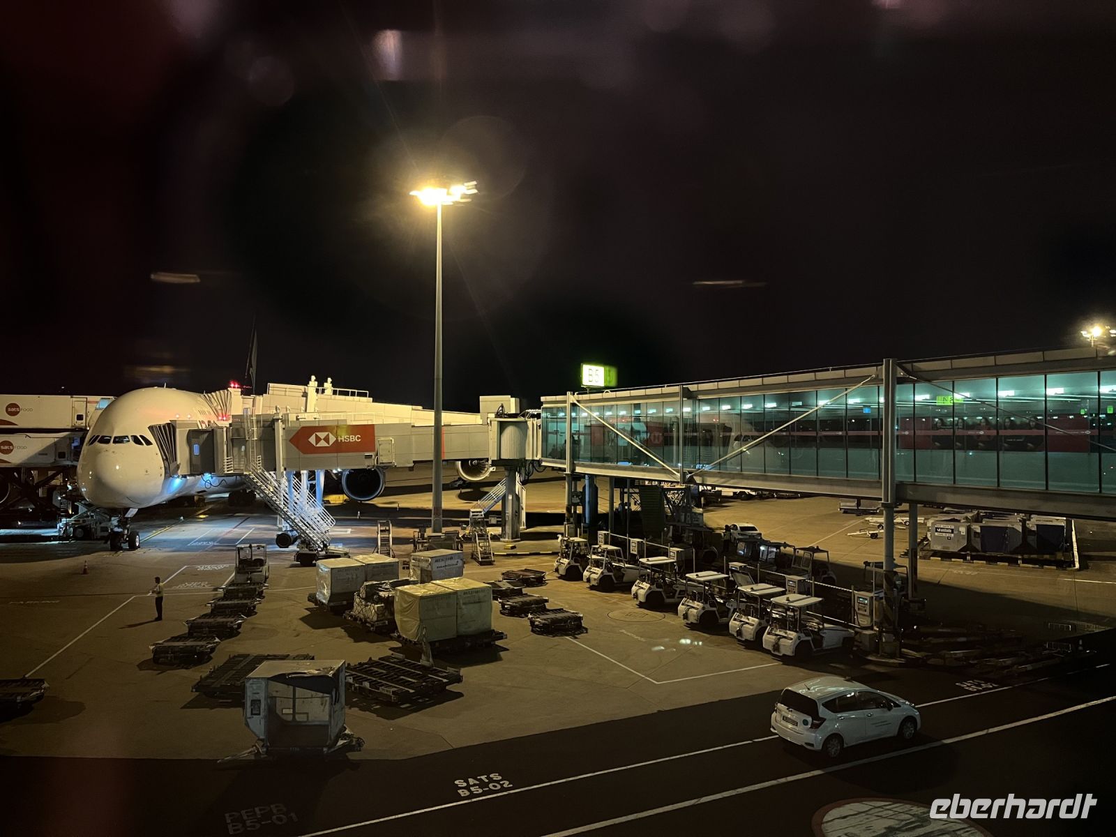 Unser Flieger nach Auckland