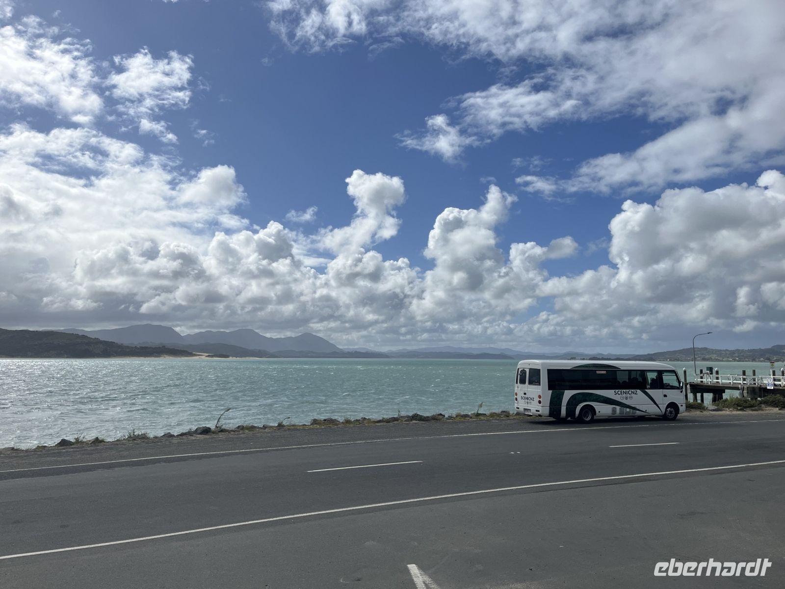 Eis-Stopp in der Hokianga-Bucht