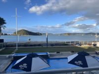 Blick aus unserem Hotel in Paihia