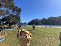 Eis am Cooks Beach