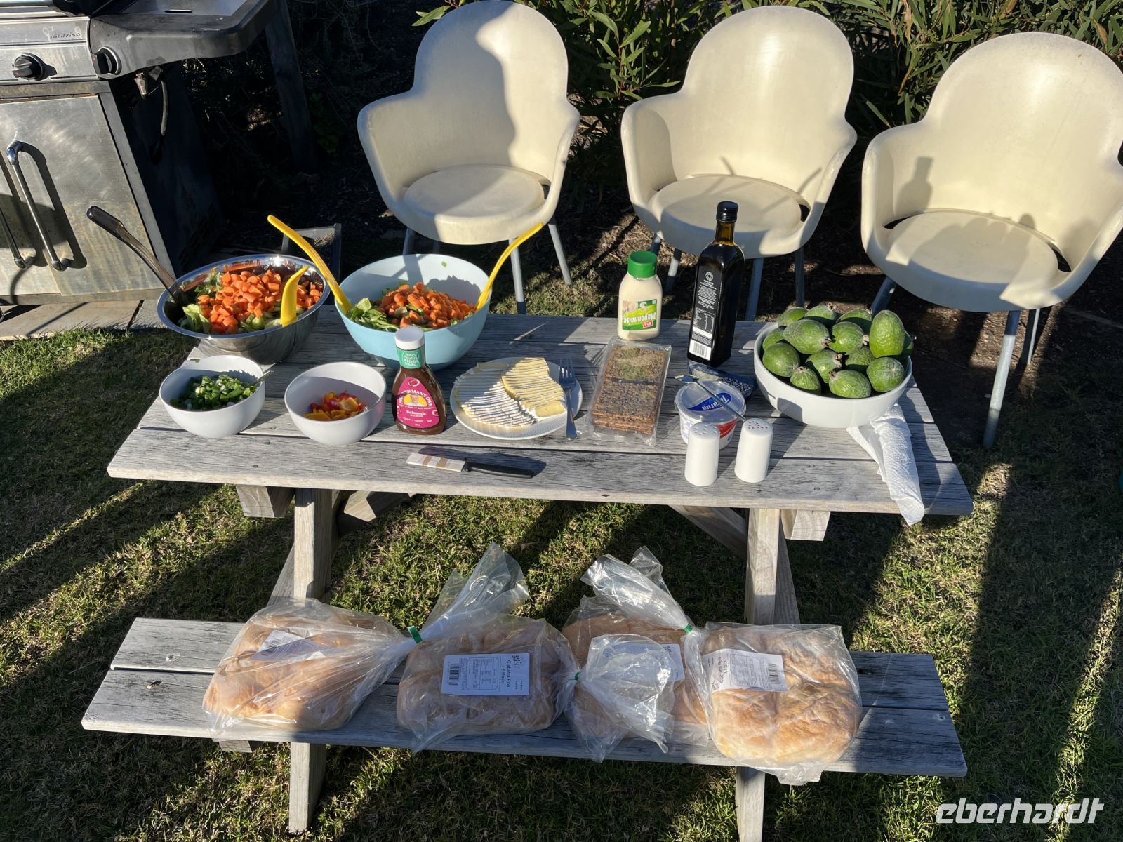 Vorbereitungen für unser BBQ