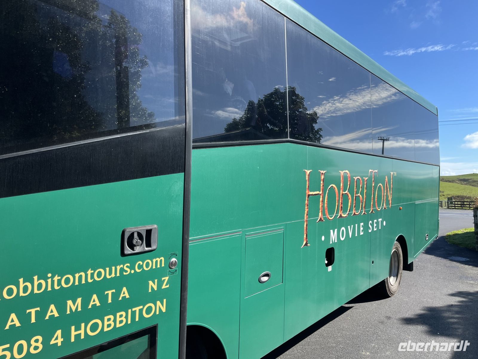 Unser Hobbiton Tour Bus