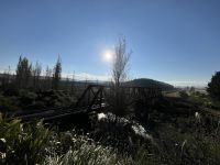 An der Zug Unglücksstelle