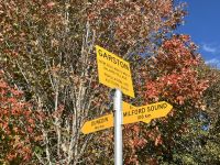 Straßenschild in Garston